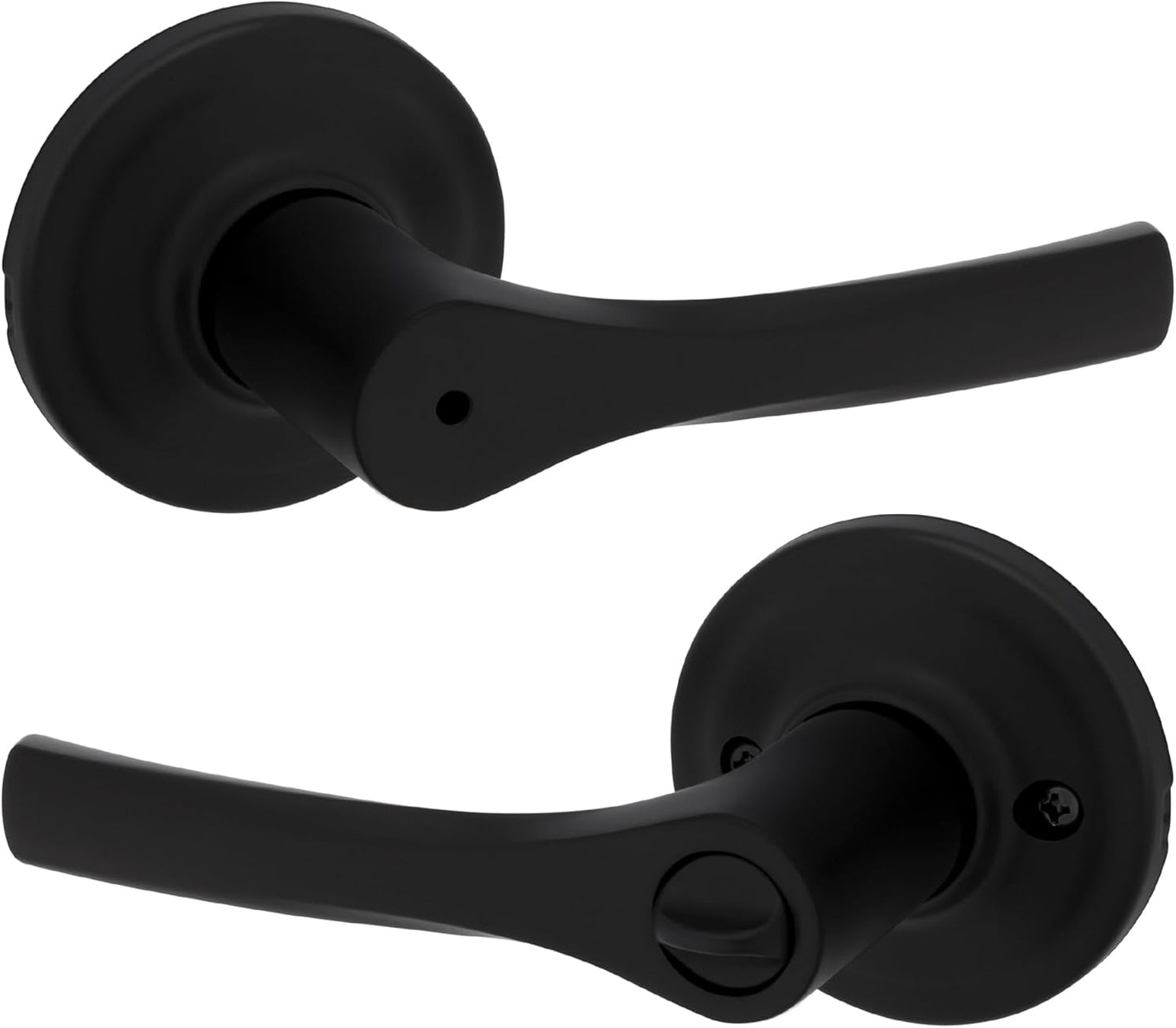 Kwikset Henley Interior Privacy Door Handle with Lock for Home