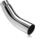 4 in Diesel Exhaust Elbow Tip 4 to 5 in Turn Down - Chrome Stainless