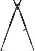Hunting Bipod Adjustable Shooting Bipod with 360 V Yoke Rest - Stable