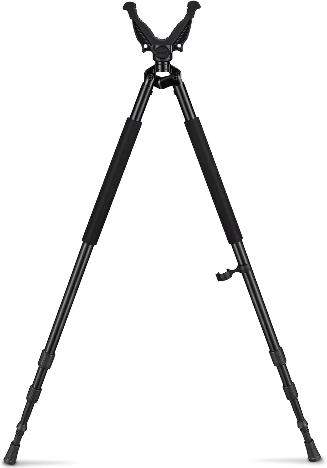 Adjustable Shooting Bipod with 360 V Yoke Rest for Stability