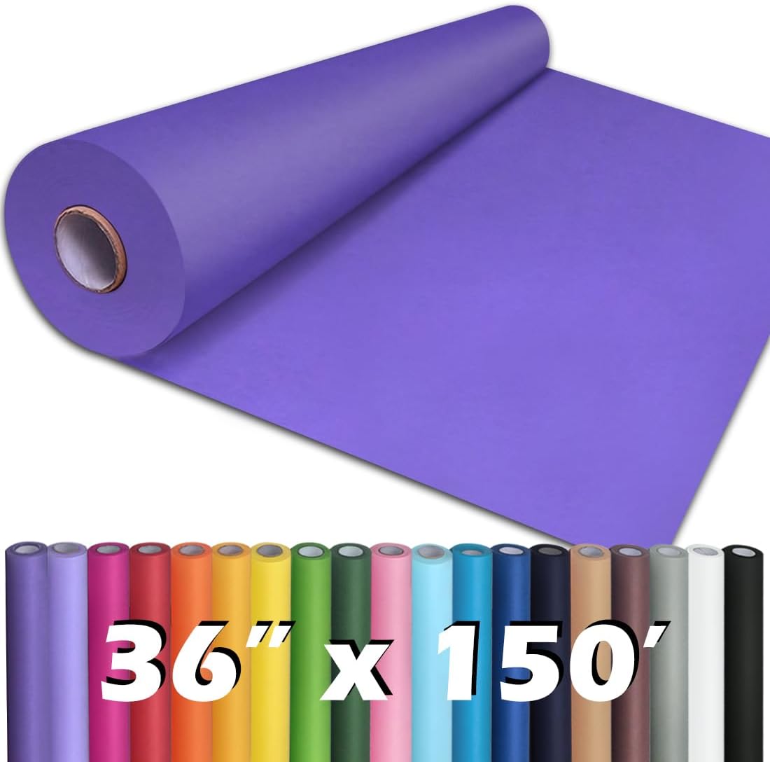 PerkHomy Purple Kraft Paper Roll 36in x 150ft for Crafting