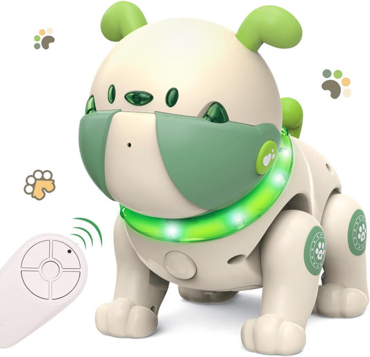 Interactive STEM Robot Dog Toy for Kids 3-6 Years