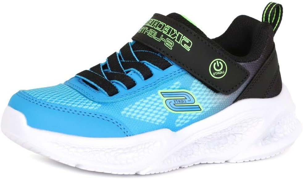 SKECHERS Boys Meteor-Lights-krendo: Light Up Their Steps