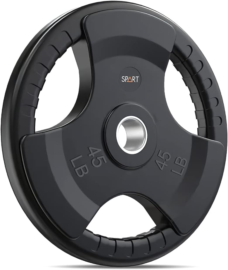 SPART Weight Plate 2-Inch Rubber Coated Olympic Grip Plates
