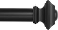 Ivilon Drapery Treatment Window Curtain Rod 72 to 144 in - Square