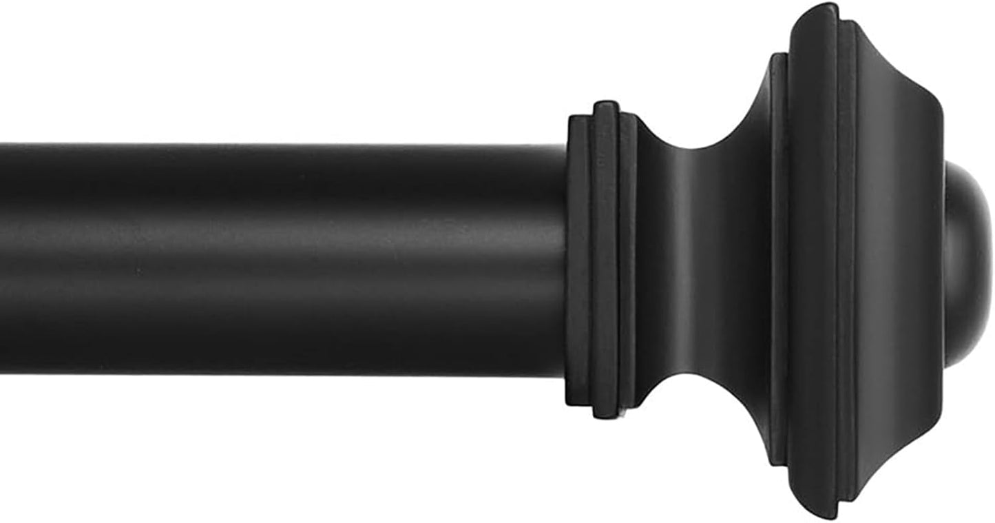 Ivilon Drapery Treatment Window Curtain Rod - Square Design