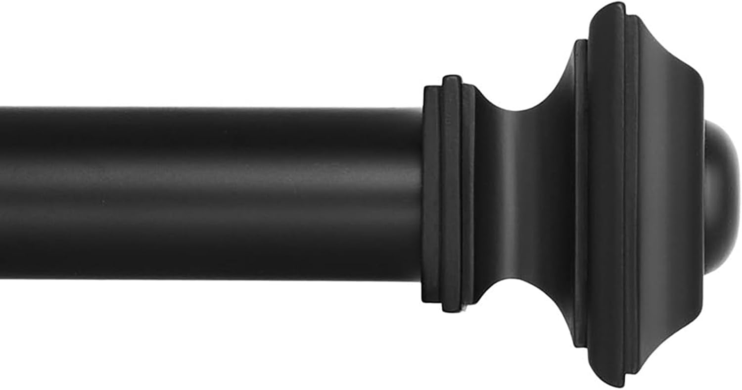 Ivilon Drapery Treatment Window Curtain Rod - Square Design