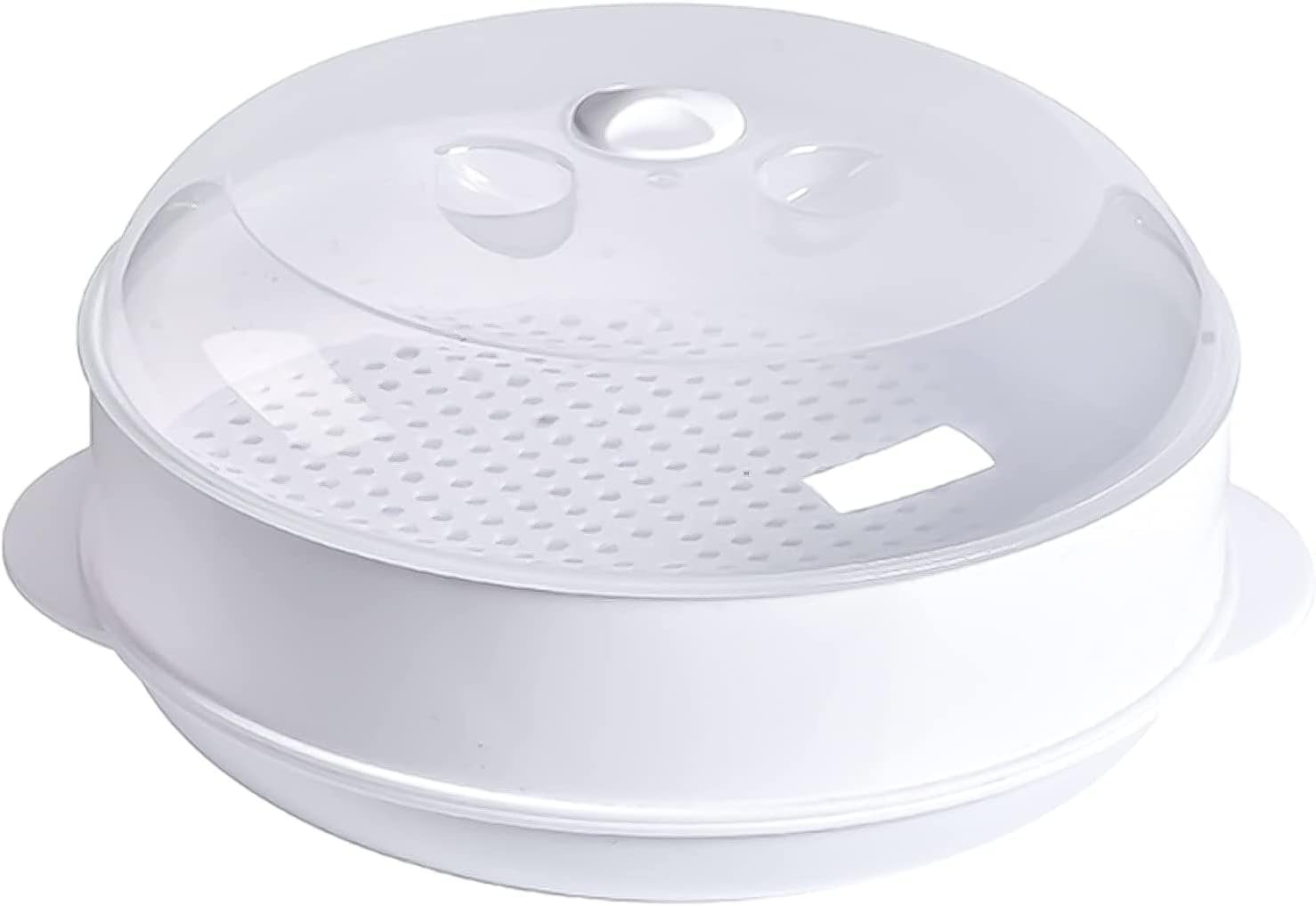 BPA-Free Microwave Steamer: Cook Veggies, Rice & Fish Easily!