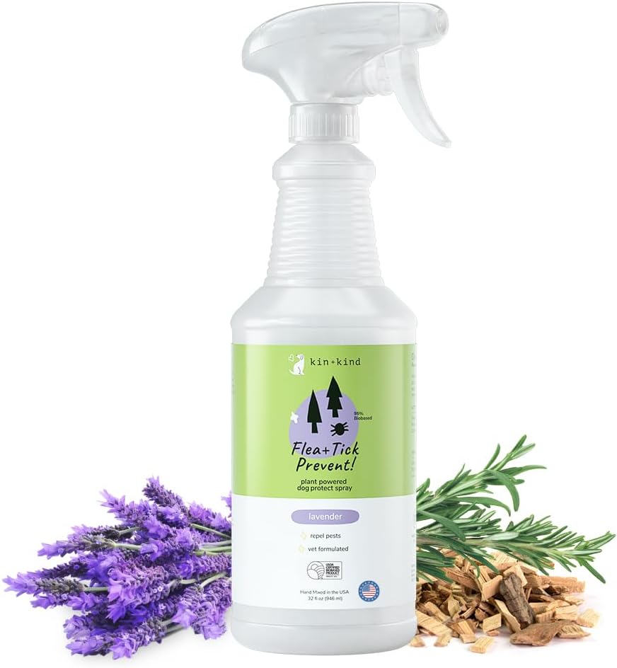 Flea and Tick Protect Spray - Lavender for Dogs 32oz