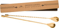 A Bar Above Gold Spiral & Smooth Bar Spoon Set