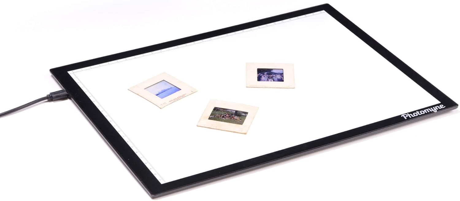 Photomyne A4 Slide Viewer - Ultimate Brightness for Scanning