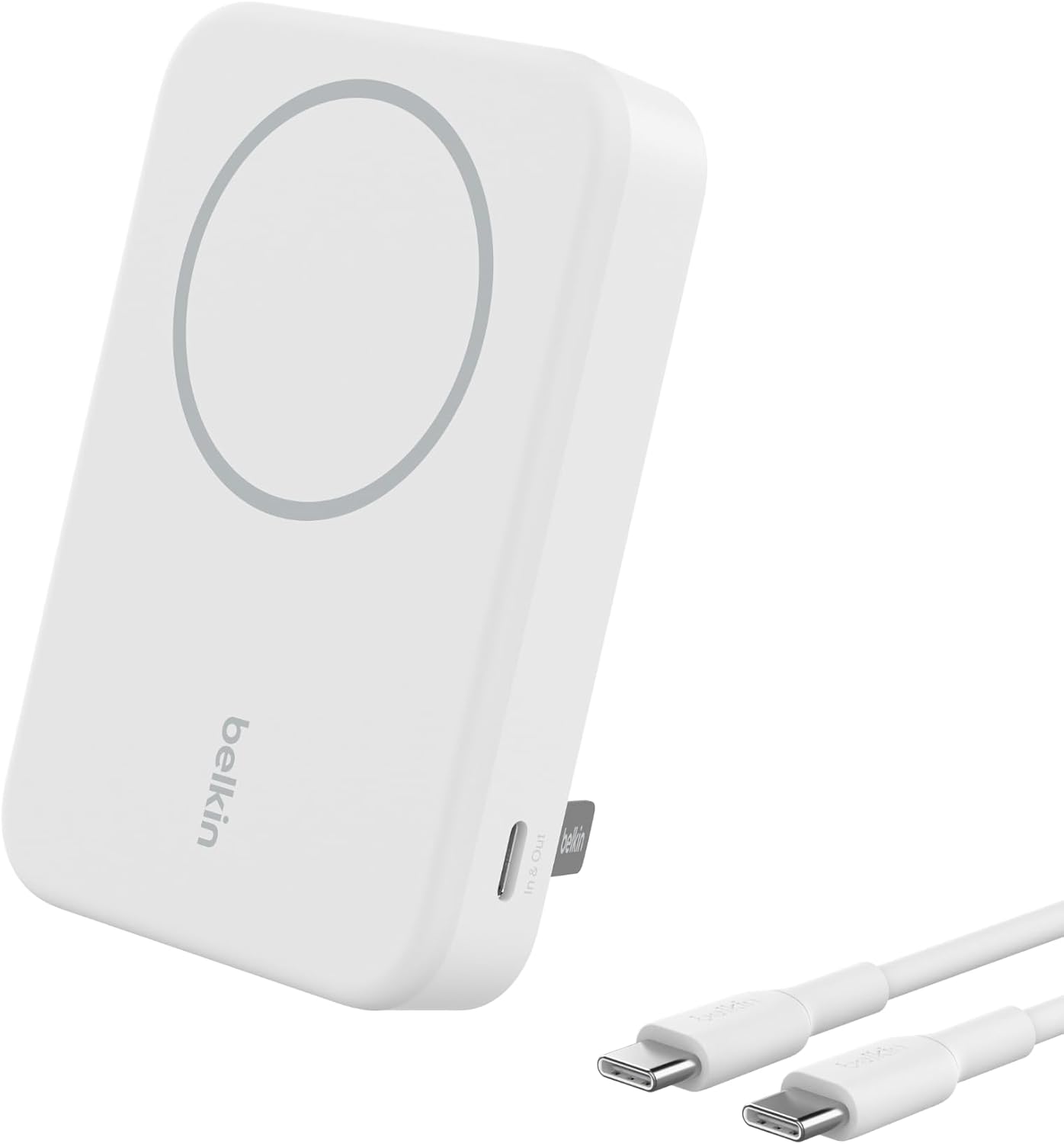Belkin Portable Charger 10,000mAh with Qi2 and Kickstand