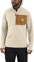 Carhartt Force Relaxed Fit Mock Neck Half-Zip T-Shirt - Work Ready