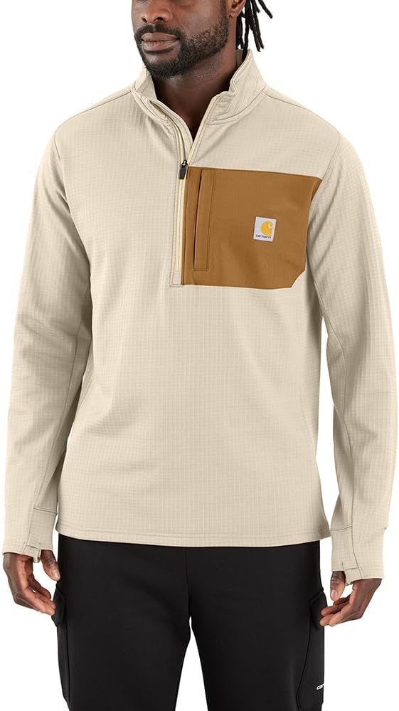 Carhartt Men's Force Relaxed Fit Mock Neck Half-Zip T-Shirt Review