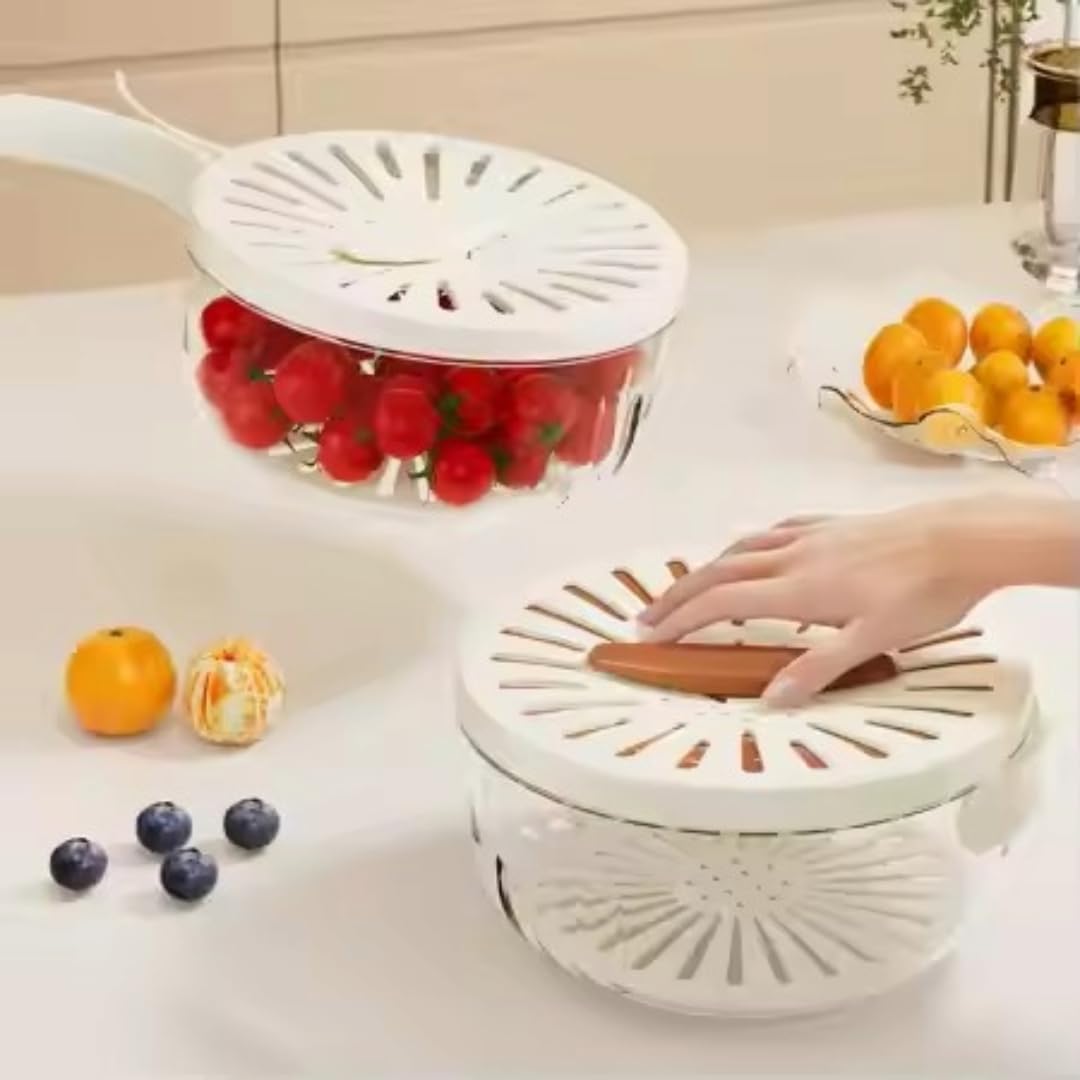 Home & Bliss 2-in-1 Fruit & Veg Wash Bowl  Kitchen Essential