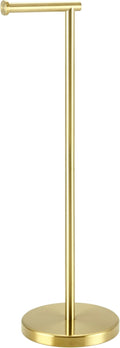 KES Gold Toilet Paper Holder Stand 26in H for Easy Access