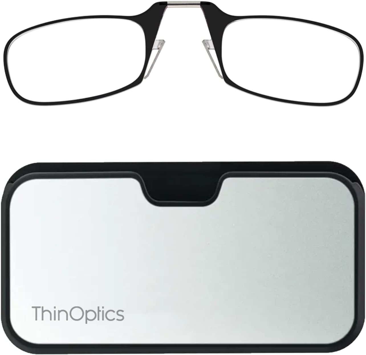 ThinOptics Universal Pod Case with Rectangular Reading Glasses