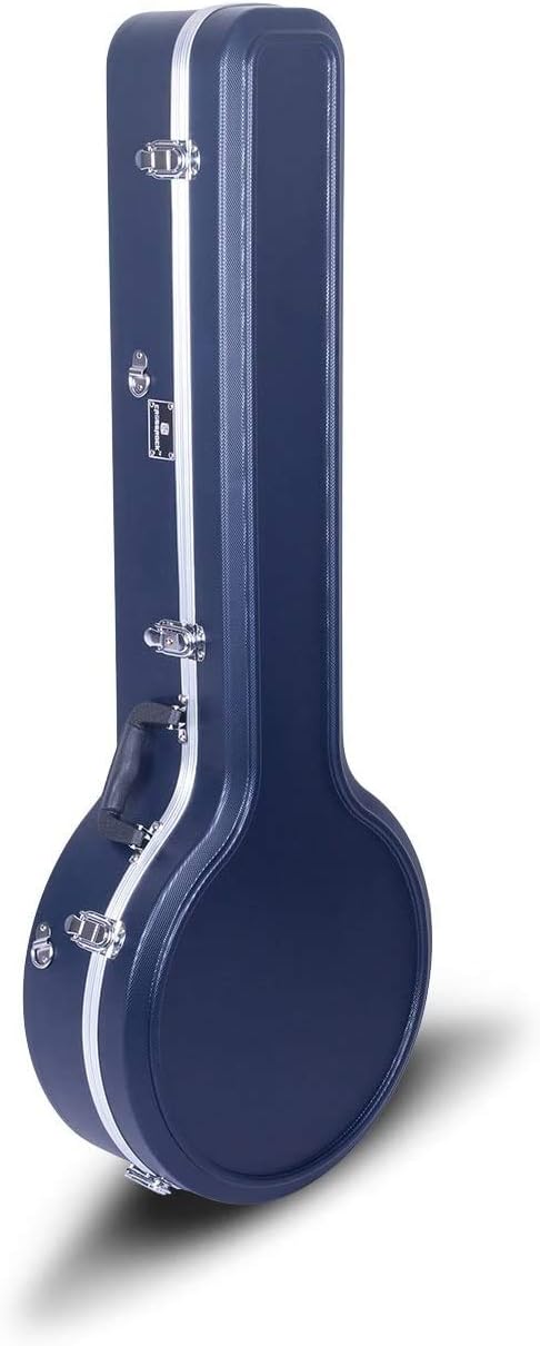 Crossrock ABS Molded Banjo Case for 5-String Resonator Banjos