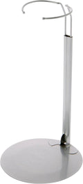 Plymor DSP-90S Silver Adjustable Doll Stand - Fits 15-21 in Dolls