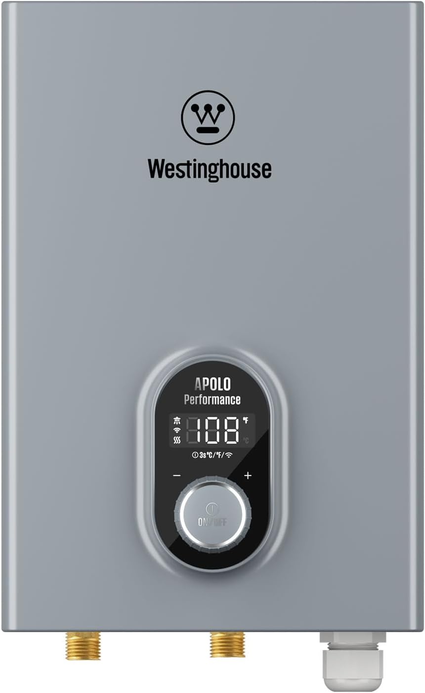 Westinghouse 11kW Tankless Water Heater: Instant Hot Water, Wi-Fi Enabled