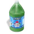 Snowie Shaved Ice Snow Cone Flavor Concentrate Gallon - Lemon Lime