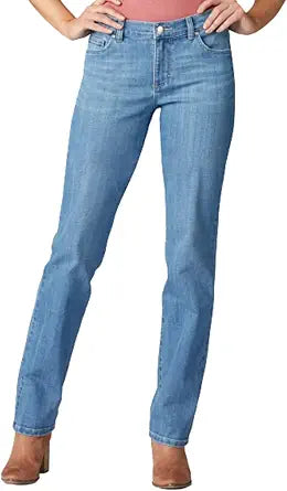 Lee Women's Relaxed Fit Straight Leg Jean for Everyday Comfort