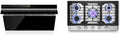 Under-Cabinet Range Hood and 36in 5-Burner Gas Cooktop Bundle