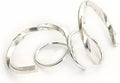 Large Loop Twist Double Hoop Earrings for Women - Gold/Silver Huggie