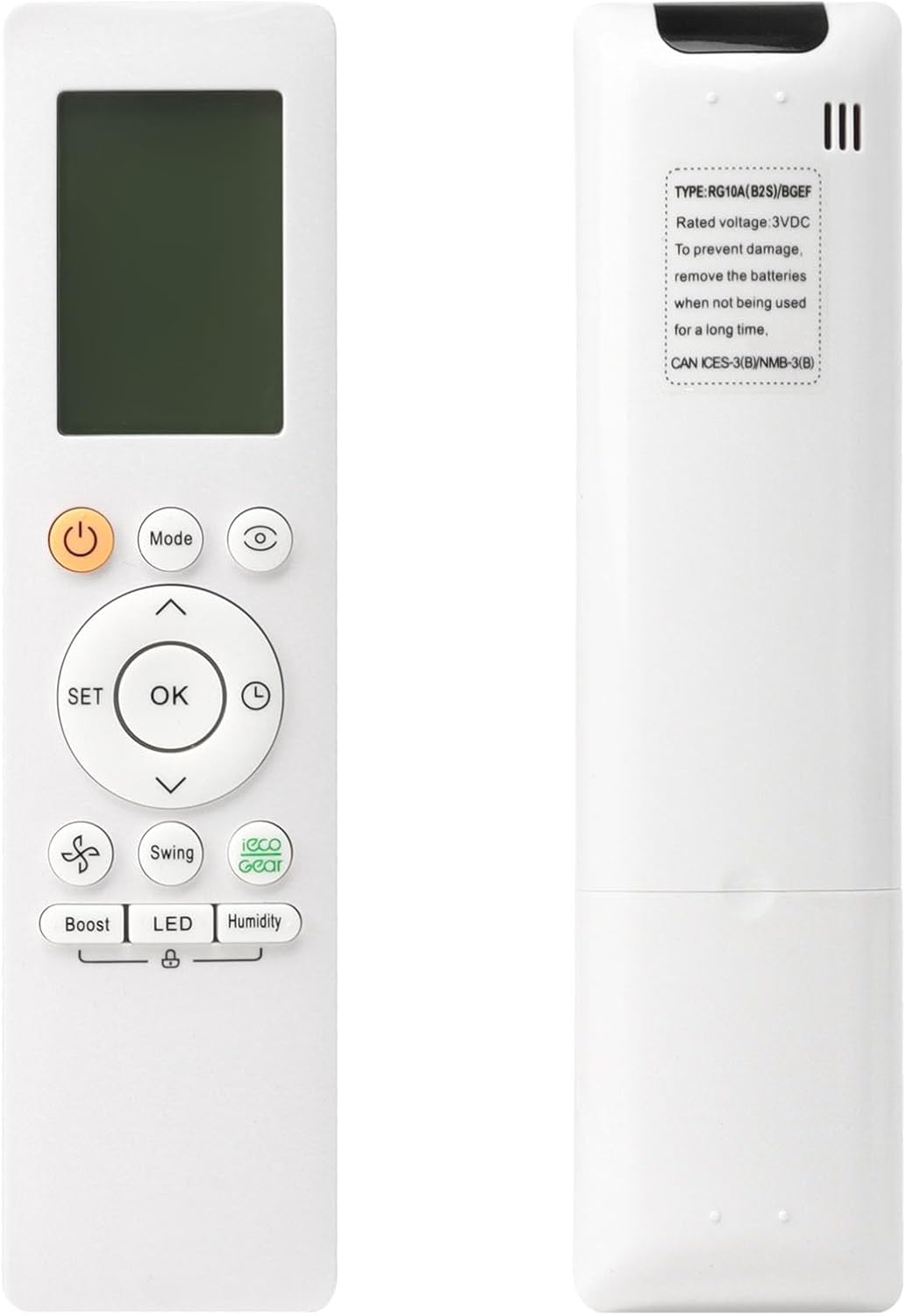 Universal Air Conditioner Remote Control by CHUNGHOP - Cool & Heat Function