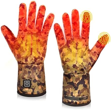 Heated Glove Liners for Men Women - Rechargeable Winter Comfort