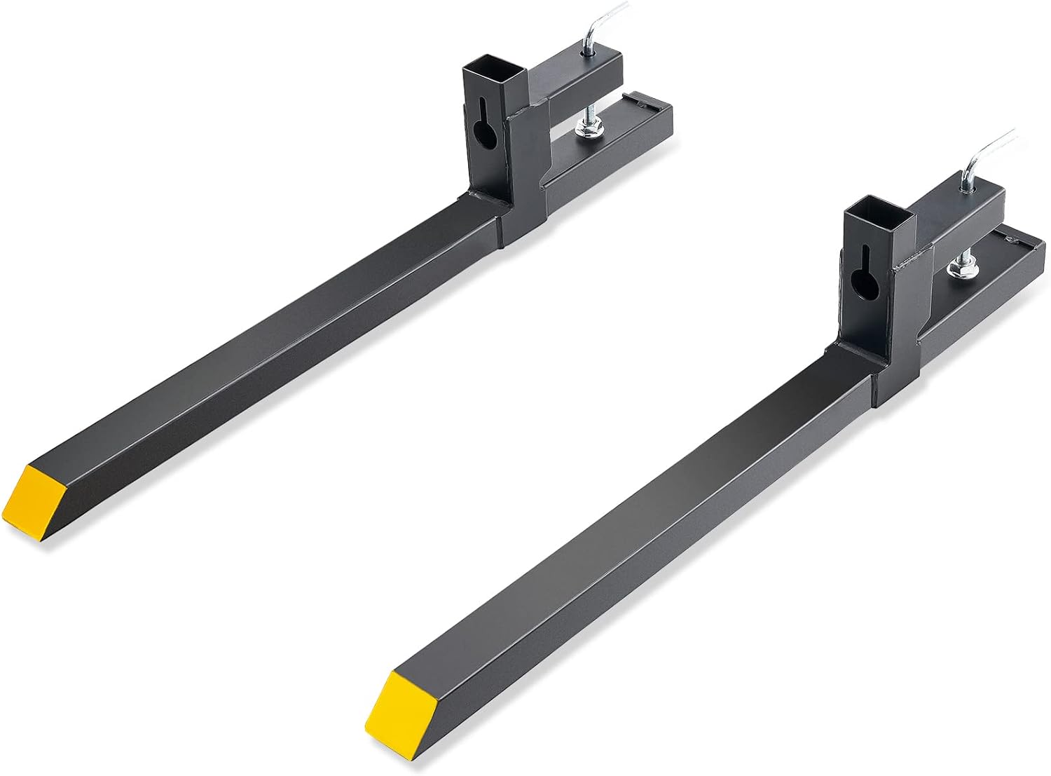 VEVOR 43in Clamp on Pallet Forks for Heavy Duty Tractor Use