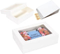 14x10x4 in Cake Boxes 15 Pack with Boards - Clear Window Display