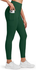 HeyNuts Women's Workout Pro 7/8 Leggings with Side Pockets - High
