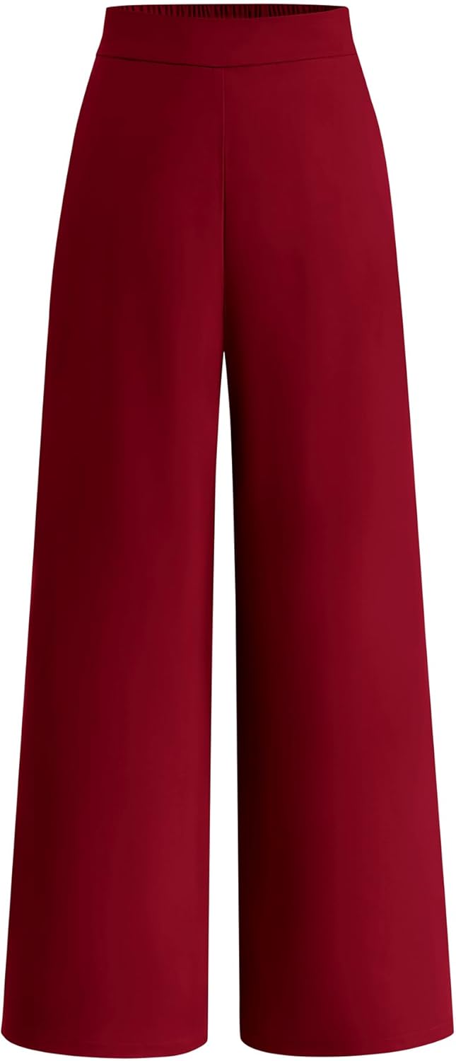 High Waisted Wide Leg Pants for Women - Perfect for Work