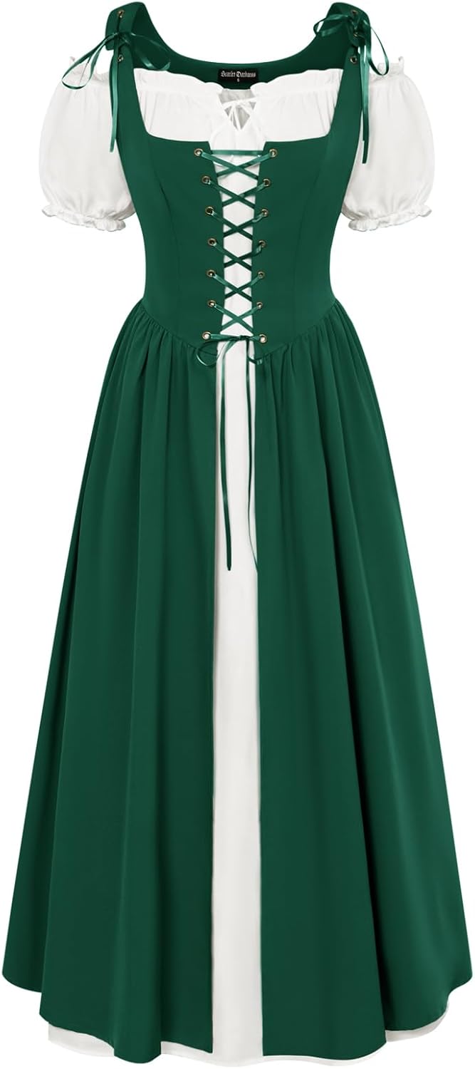Scarlet Darkness Halloween Renaissance Costume for Women