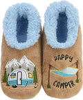 Snoozies Happy Camper Slipper Socks