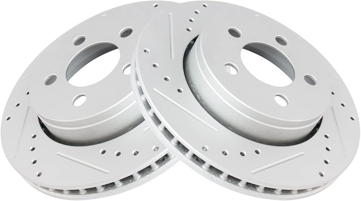 TRQ Front Performance Brake Rotors Set for Dodge Nitro & Jeep Liberty