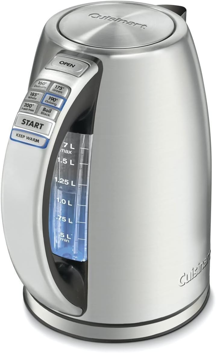 Cuisinart 1.7L Stainless Steel Electric Kettle - 6 Preset Temps