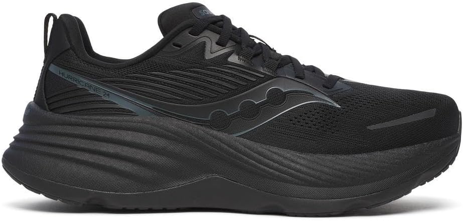 Saucony Mens Hurricane 24 Running Shoes with Max Cushioning