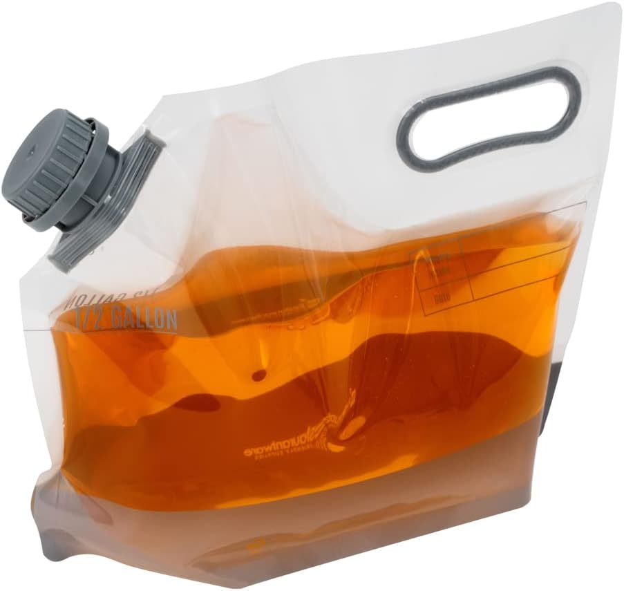 Collapsible 1/2 Gallon Water Containers for Events and Camping