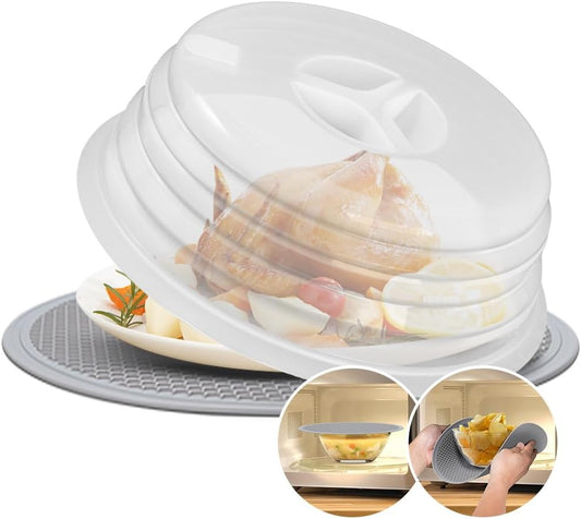 ANDYKEN Silicone Microwave Cover Set - Ultimate Food Protection