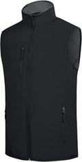 fit space Men's Lightweight Softshell Vest - Windproof, Breathable