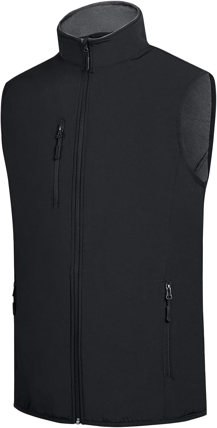 fit space Men's Lightweight Vest Softshell Windproof Jacket Review