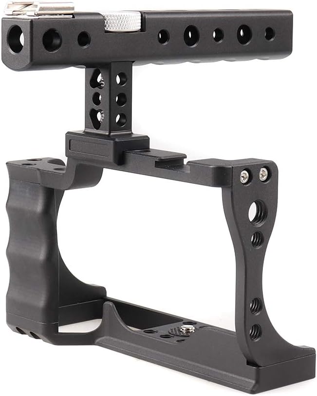Camera Cage Stabilizer for Canon EOS M50 - Durable Aluminum Alloy