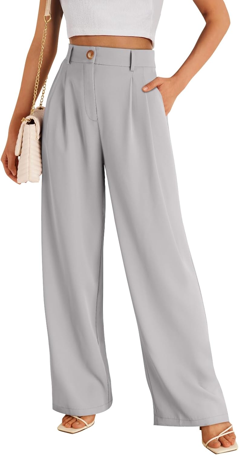 LILLUSORY Wide Leg Dress Pants for Stylish Everyday Wear