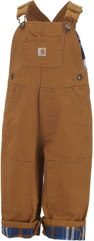 Carhartt Baby Boys' Washed Canvas Flannel Lined Bib Overall Review