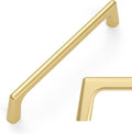 Brushed Gold 10 Pack Cabinet Pulls 5 in Centers - Durable Kitchen
