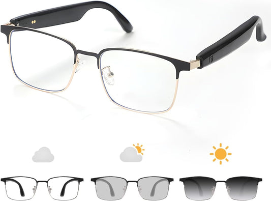 GenXenon Bluetooth Smart Glasses: Open-Ear Sound & Mic