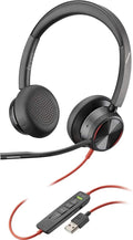 Plantronics Poly Blackwire 8225 Wired Headset - ANC Stereo USB-A