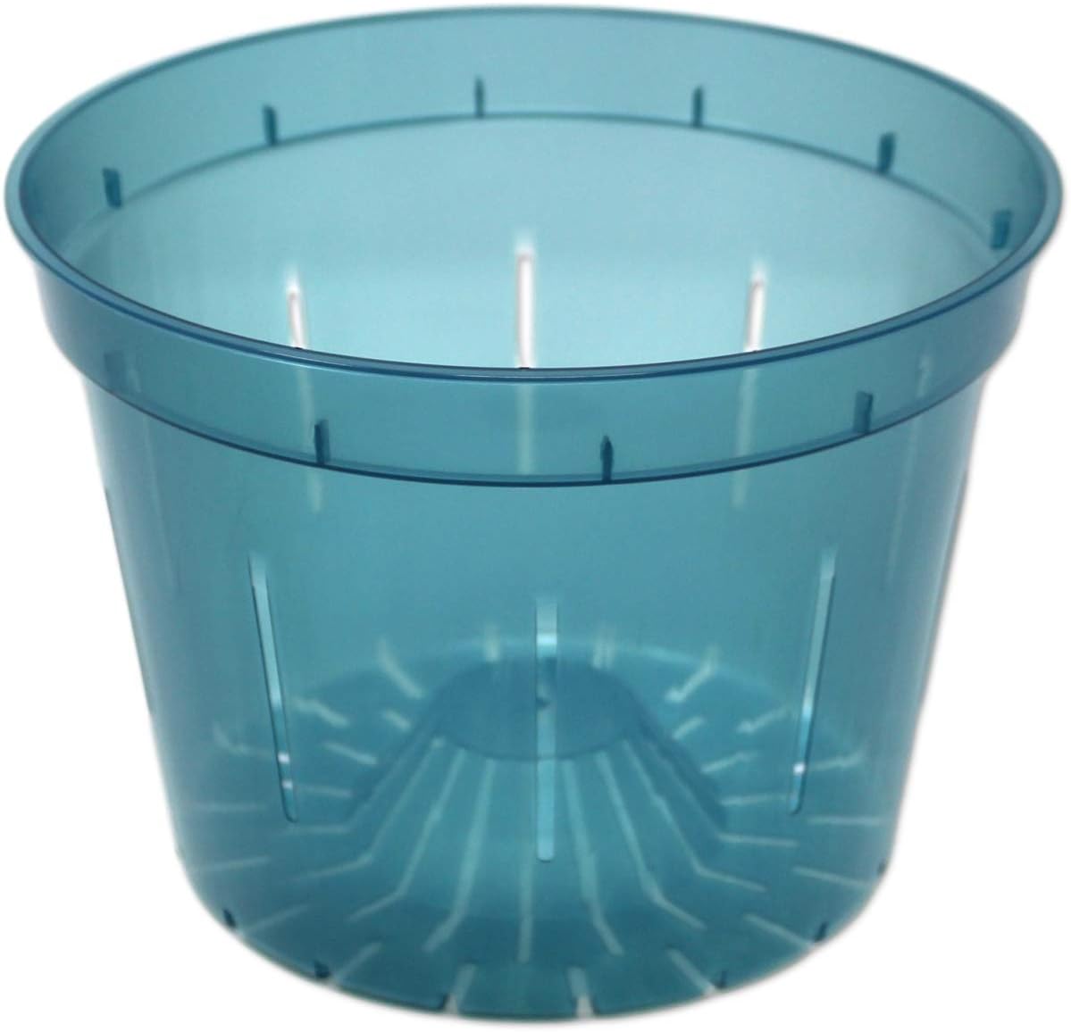 rePotme 10 inch Slotted Clear Pots for Healthy Plant Growth